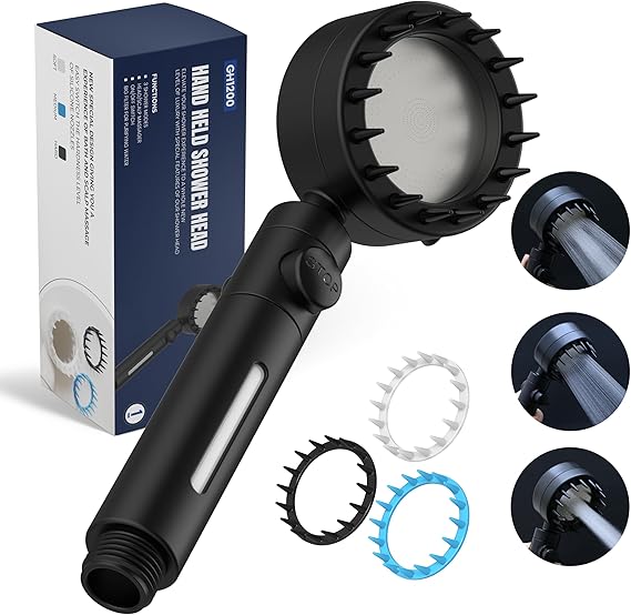 GH 1200 Universal Shower Head with Built-in Shower Filter