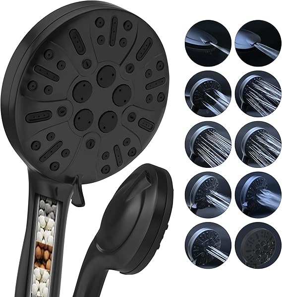 GH 1200 10 Mode High-Pressure Shower Head.